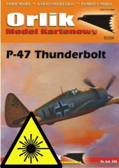 P- 47 Thunderbolt - Laserové doplňky - kostra