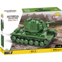 Tank KV-2 WWII - Plastová stavebnice COBI