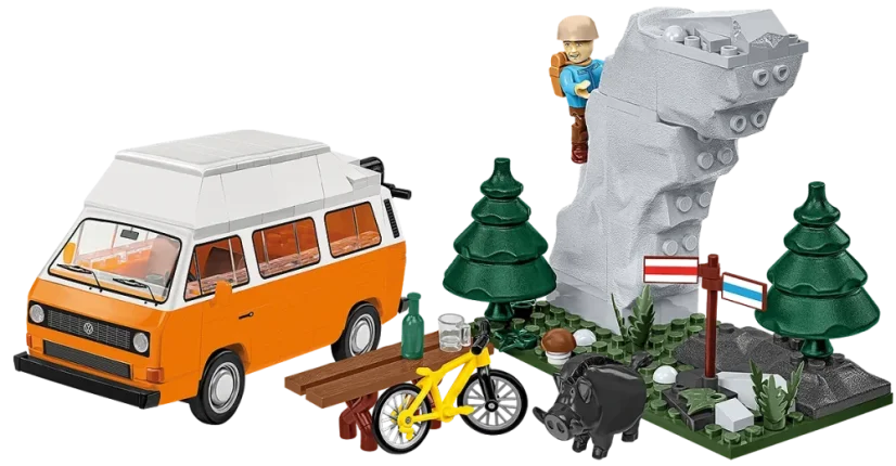 Volkswagen T3 Camper Van - Plastová stavebnica COBI