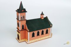 Cihlový kostel - 1:87