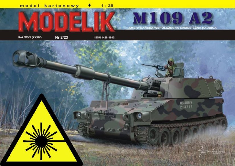 Samohybná houfnice M109 A2 - Laserové doplňky - pásy