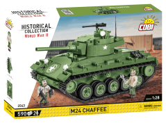 M24 Chaffee WWII - Plastová stavebnice COBI