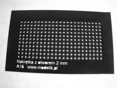 Matice s dírou 2 mm (250 ks)