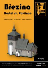 Church of St. Lawrence in Brezina - Paper model