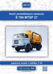 Nosič zemědělských nástaveb Š706 MTSP 27