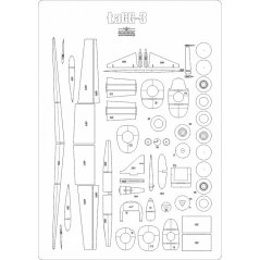 LaGG-3 seria 5 - Laserové doplnky - kostra, detaily