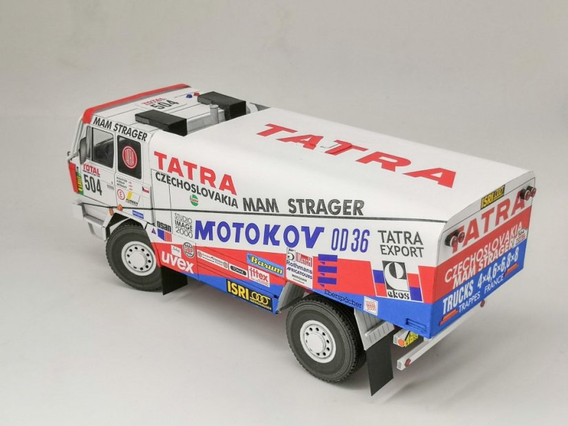 Tatra 815 4x4 - Paris-Sirte-Le Cap 1992 - č. 504