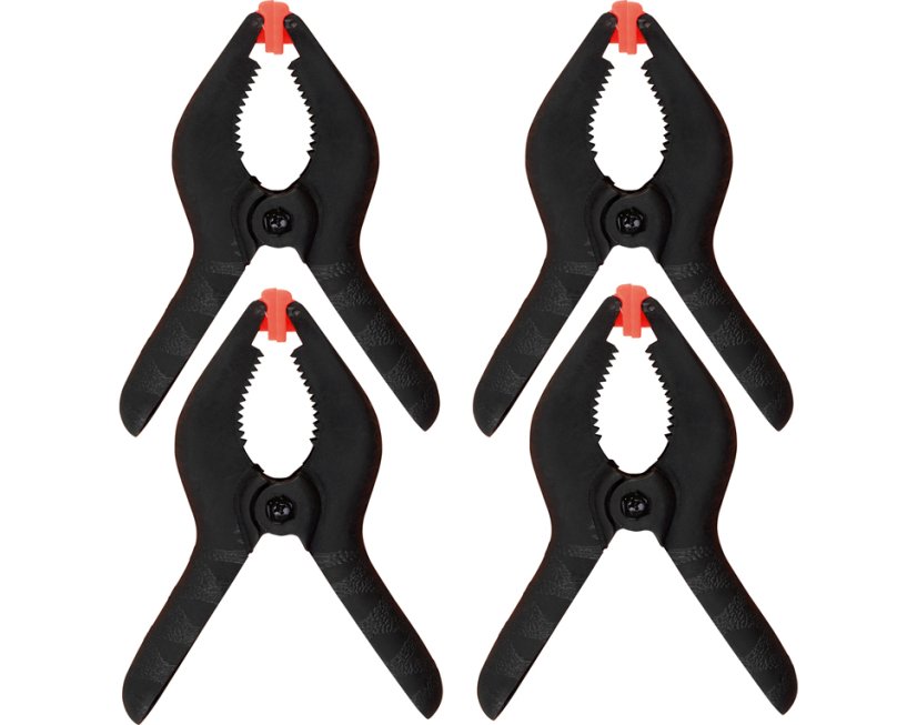 A set of clamps 4 pieces, 33 mm