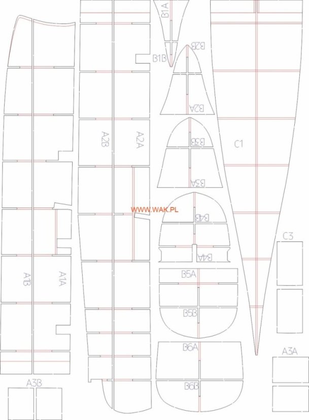 SMS Zenta - Laserové doplňky - kostra
