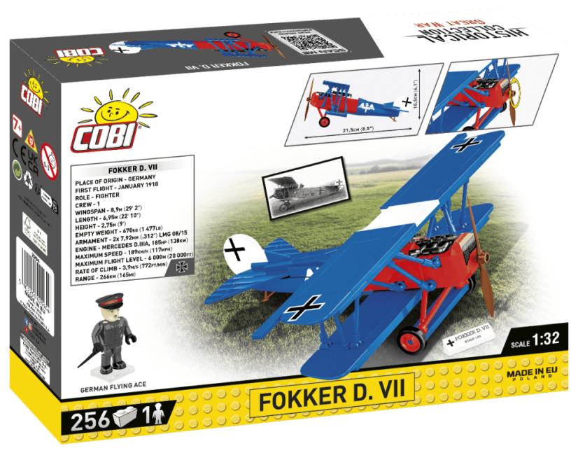 Fokker D. VII - Plastová stavebnice COBI