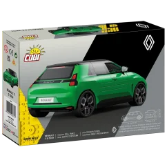 Renault 5 e-tech - zelená - Plastová stavebnica COBI