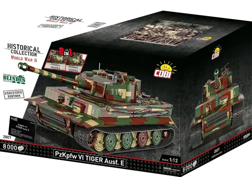 PzKpfw VI Ausf. E- Executive Edition 1:12 - Plastová stavebnice COBI