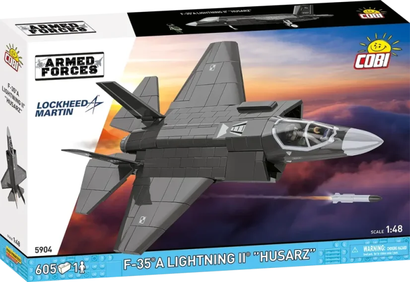 F-35A Lightning II - Husarz - Plastová stavebnice COBI