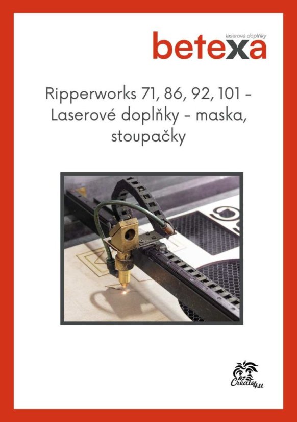 Ripperworks-71, 86, 92, 101 - Laserové doplňky - maska, stoupačky