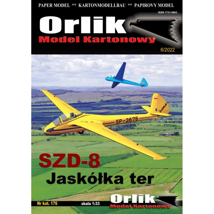 SZD-8 Jaskółka ter (lastovička)