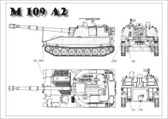 Self-propelled howitzer M109 A2