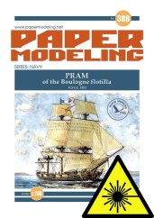 Pram Boulognské flotily - Laserové doplňky - plachty