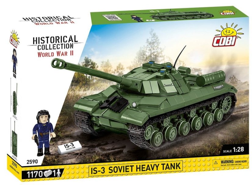 Ruský těžký tank IS-3 WWII - Plastová stavebnice COBI