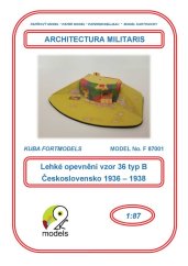 Československé lehké opevnění vzor 36 typ B - 1:87