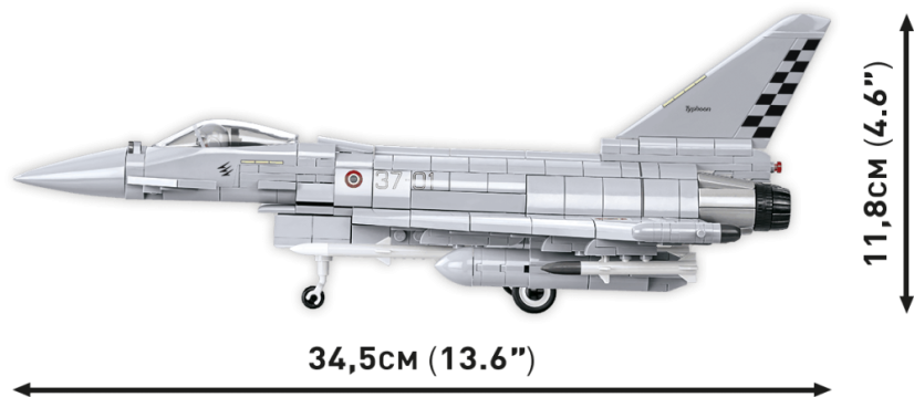 Eurofighter Typhoon ITALY - Plastová stavebnice COBI