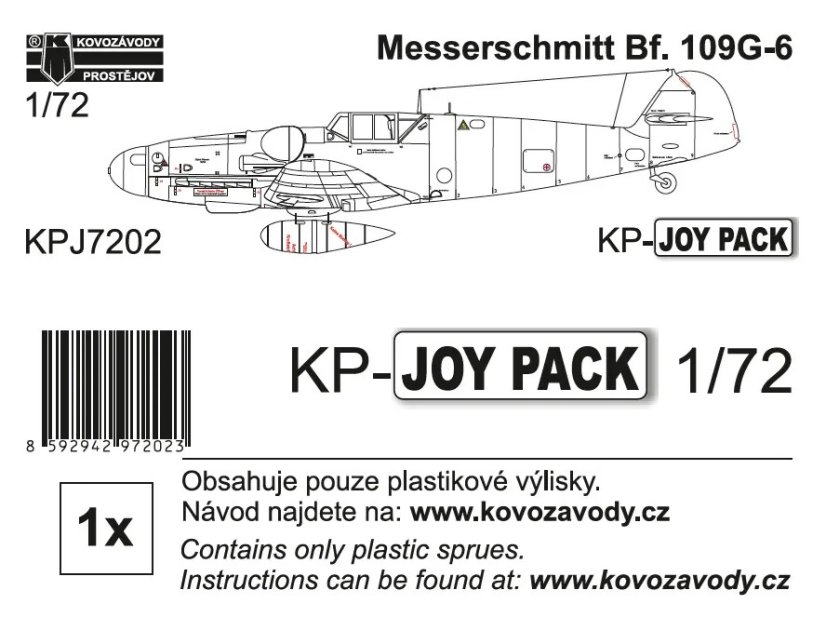 Bf 109G-6 KP-JOYPACK 1/72