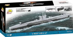 German U-Boat VIIB U-47 WWII- COBI Plastic Kit-