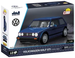 Volkswagen Golf GTI 1976 - modrý - Plastová stavebnice COBI
