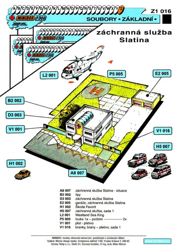Slatina záchranná služba - souprava