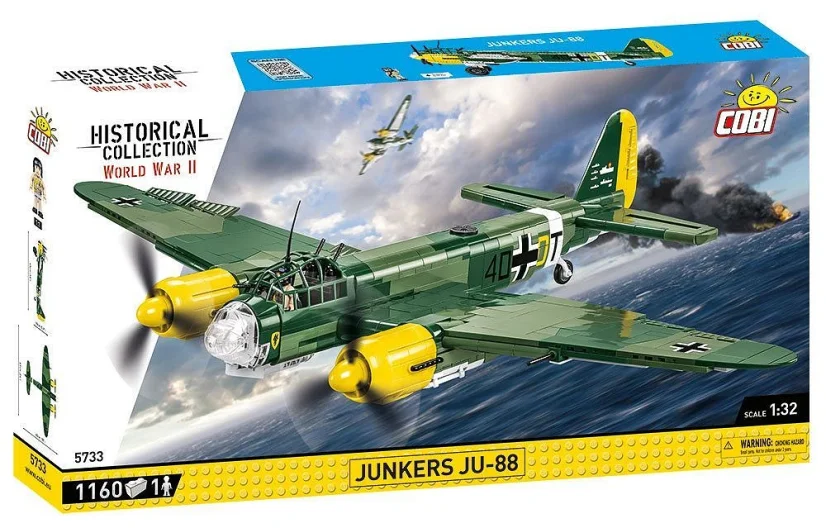 Junkers Ju-88 WWII - Plastová stavebnice COBI