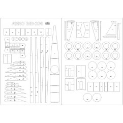 Aero MB-200 - Laserové díly