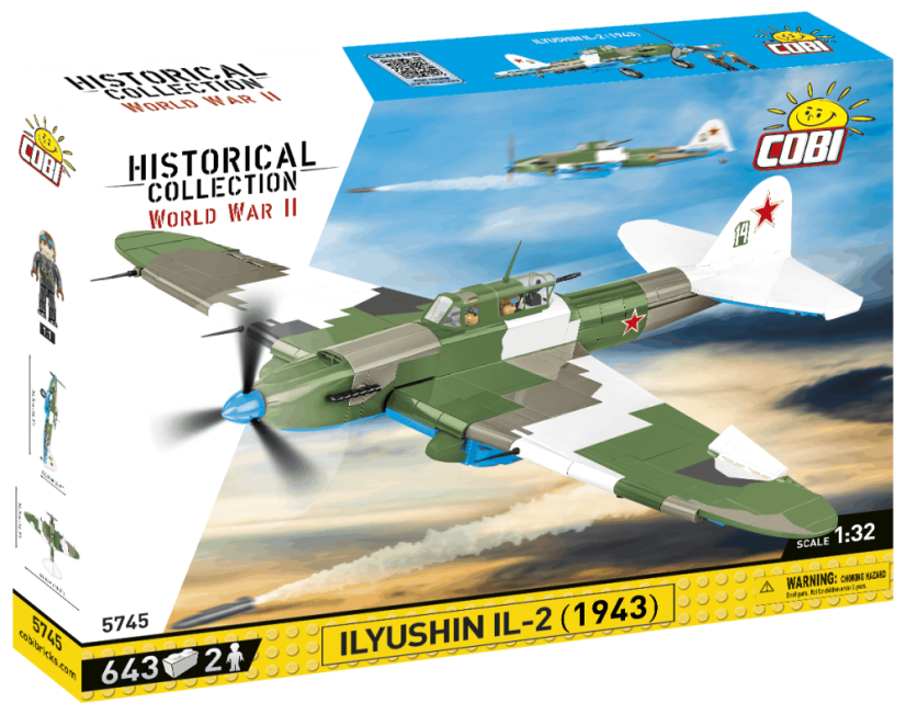 Iljušin IL-2 1943 WWII - Plastová stavebnice COBI