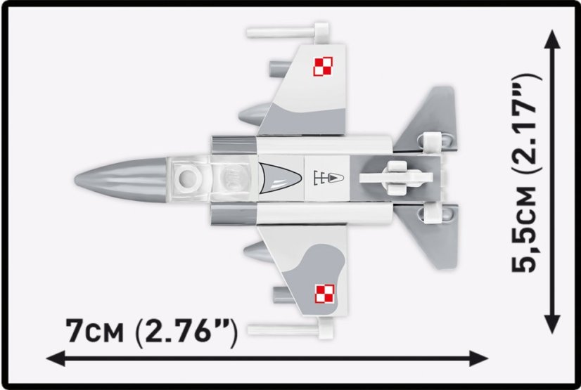Armed Forces F-16 C Fighting Falcon - Plastová stavebnice COBI