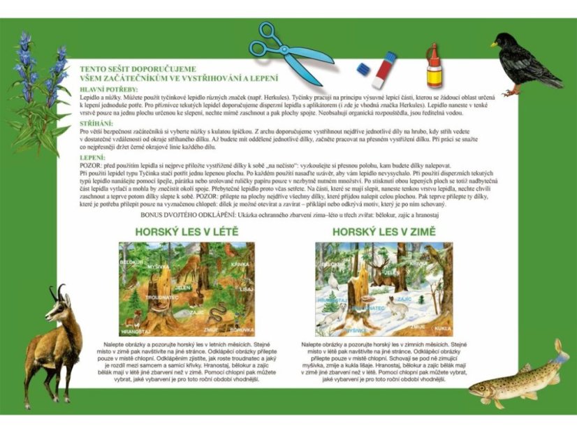 Začínáme vystřihovat - Na horách