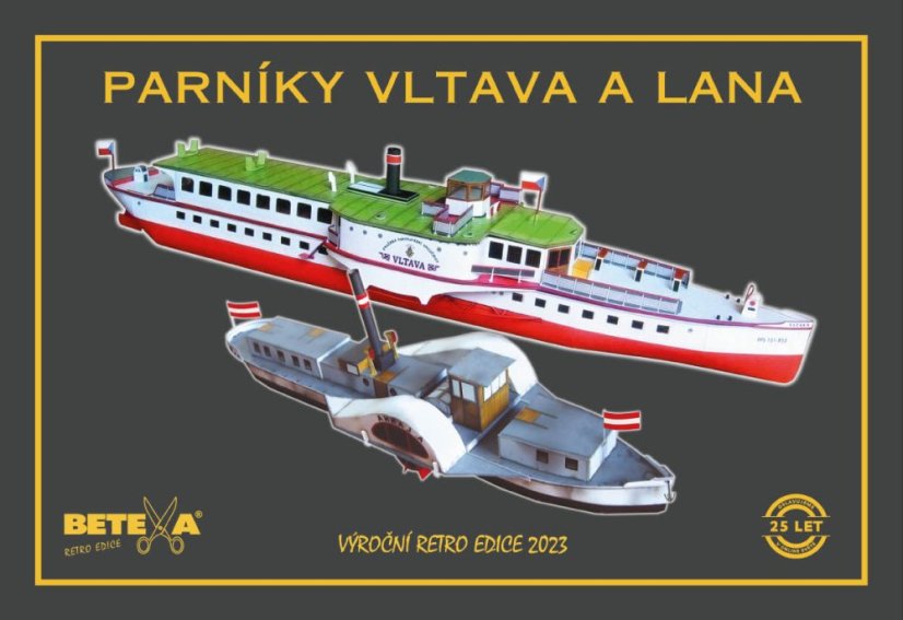Parníky Vltava a Lana - výroční edice 2023