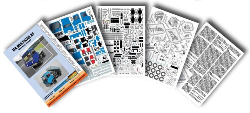 IFA multicar 25 - three-sided tipper