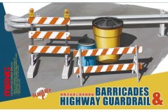 Barricades & Highway Guardrail Set (1:35)