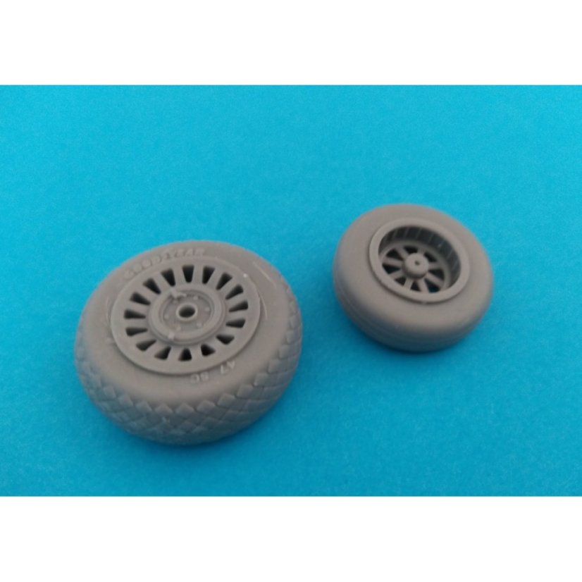 B-25 J Mitchell - plastová kola