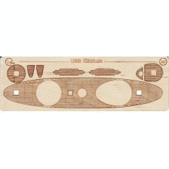 USS Keokuk - Laser-Cut Accessories - Wooden Deck