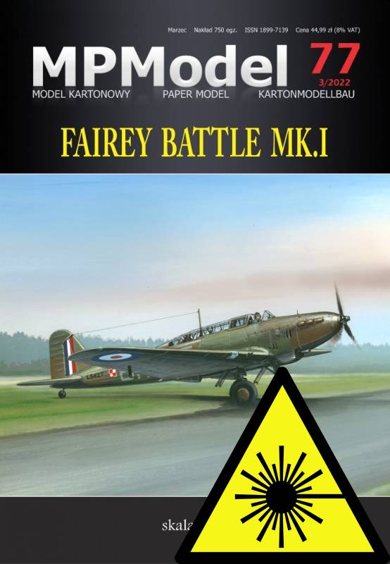 Fairey Battle Mk.I - Laserové doplňky - kostra, detaily