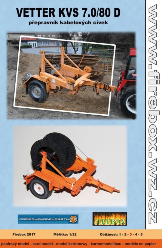 Přepravník cívek Vetter KVS