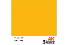 Akrylová farba AK Interactive AK11044 Yellow (žltá, 17 ml)