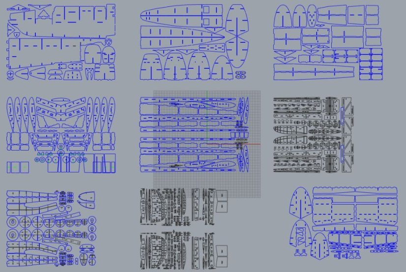 Beriew Be-12 - Laserové doplnky - kostra