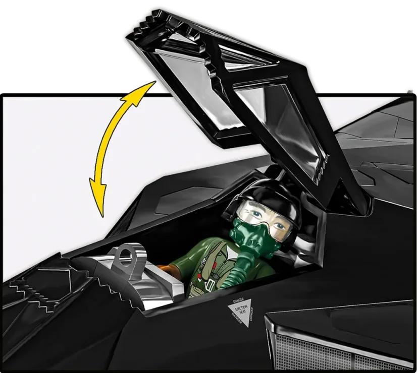 Lockheed F-117 Nighthawk - Plastová stavebnice COBI