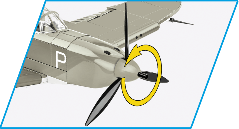 Bell P-39D Airacobra WWII - Plastová stavebnice COBI