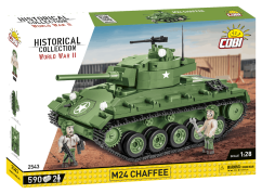 M24 Chaffee WWII - Plastová stavebnica COBI
