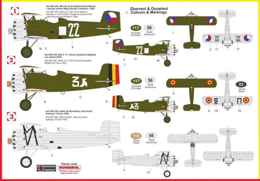 Avia BH-33E"Over Europe" 1/72