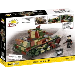 Light Tank 7TP WWII - COBI Plastic Kit