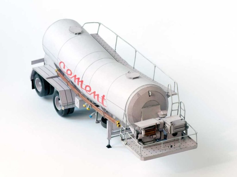 Návěs na přepravu cementu ZVVZ