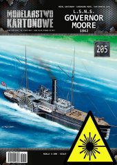 Laserové díly pro L.S.N.S. 'Governor Moore' 1862