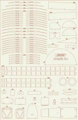 Průzkumný letoun Aviatik B.I - Laserové doplňky - kostra, detaily